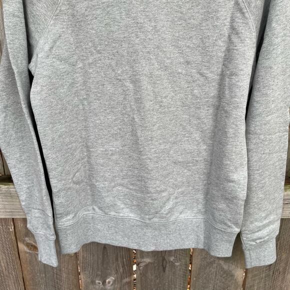 Everlane Sweatshirt 100% Human Pullover Crew Neck Gray XXXS NWT Sustainable - Picture 7 of 10